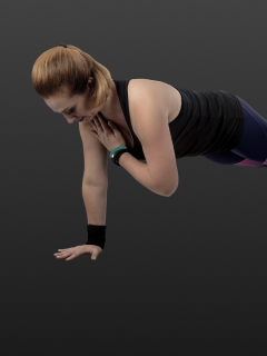 Shoulder tap - stability exercise