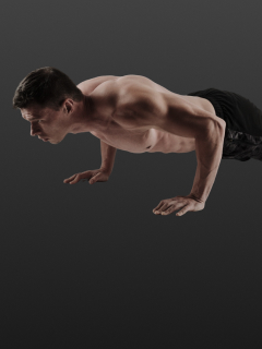 Body Saw Push up position