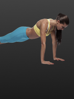 Push up - Building upper body strength