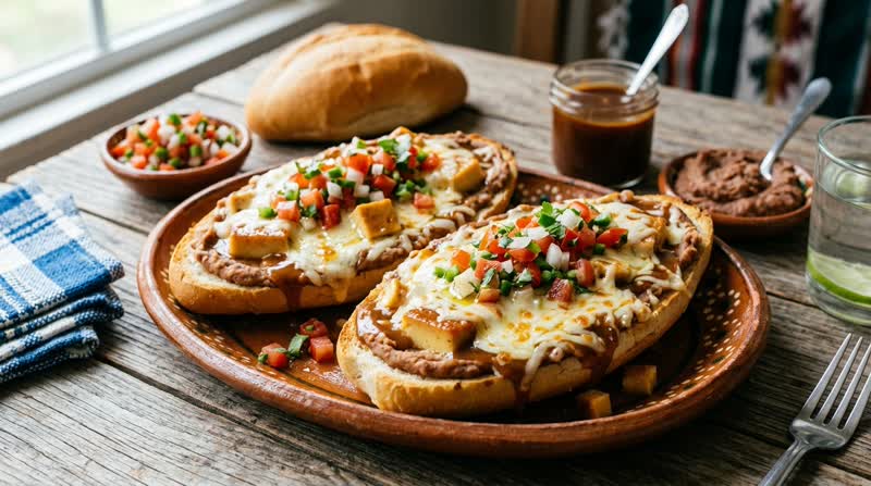 Molletes (Mexican Open-Faced Sandwiches)