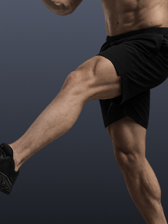 Straight Leg Run - challenge your leg muscles, agility, and balance