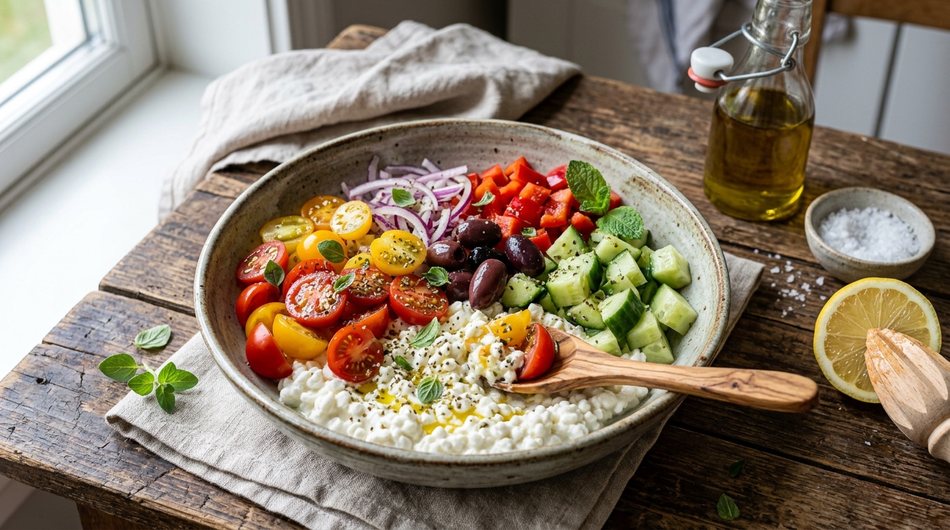 Mediterranean cottage bowl