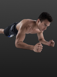 Up and down plank - dynamic variation of the plank exercise