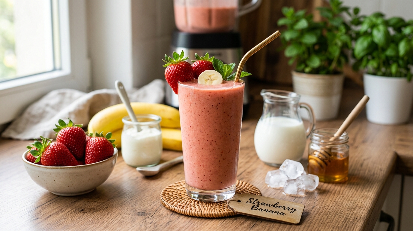 Strawberry Banana Smoothie