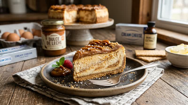 Argentine Dulce de Leche Cheesecake