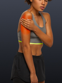 Why is it important to do shoulder taps standing?